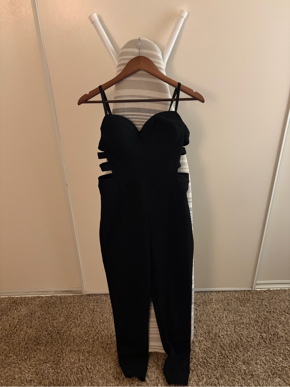 Black Strappy jumpsuit